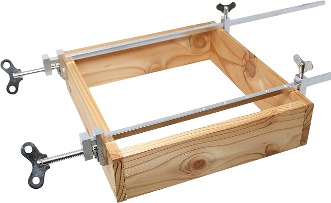 KAKURI Bar Clamps for Woodworking 11-3/4" HATAGANE Japanese Wood Clamps, Metal Parallel Clamps Tool Set 2 Pcs, Steel Silver, Made in JAPAN