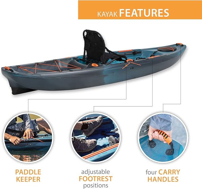 Lifetime Fishing Kayak, Yukon Angler 116