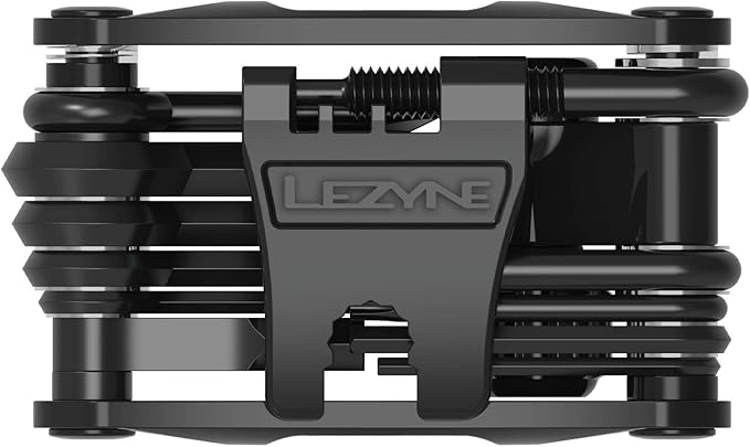 LEZYNE RAP II Bicycle Multi-Tool 19 in 1, Anti-Corrosion Bits, Chain Breaker Tool, CO2 Inflator, Phillips, Multi-function Flat Tool
