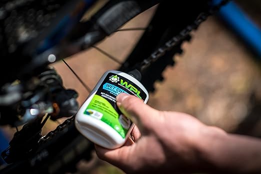 WPL Wet Chain Lube 120ml - Premium Bike Chain Lube for Mountain Bikes and Road Bikes - for Pedal Efficiency and Long Lasting Performance