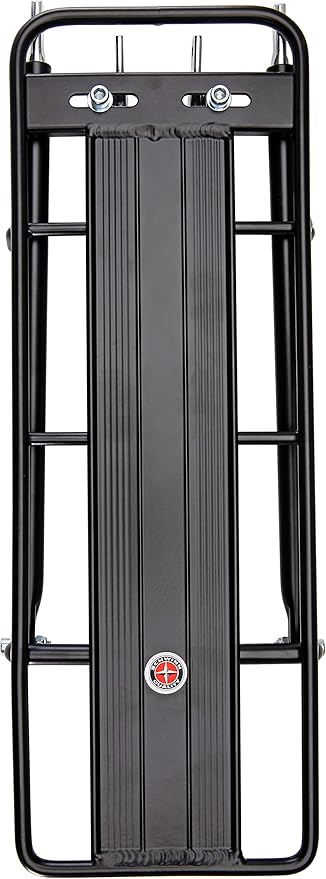 Schwinn Rear Bike Rack, 26 lb Capacity, Lightweight, Compact and Durable Construction, Fits Most Adult Bicycle Frames, Cargo Options for Backpack, Baskets & More, Bicycle Rack for Back of Bike