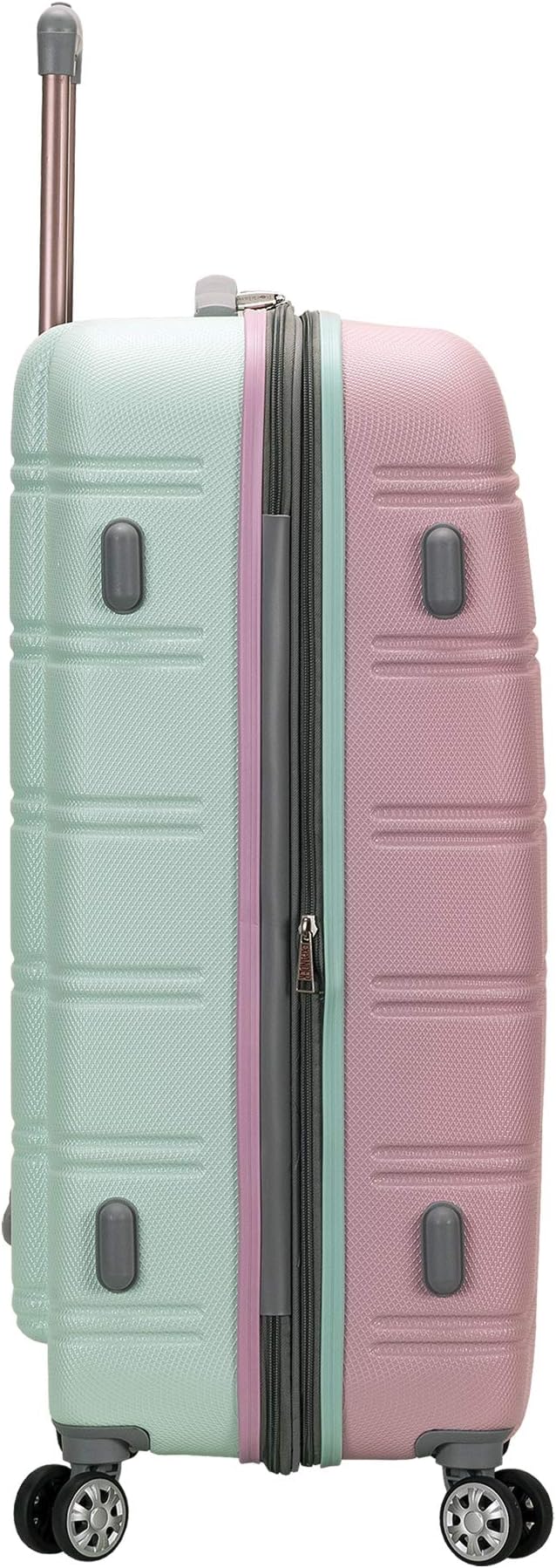 Rockland Melbourne ハードサイド 拡張可能 スピナーホイール荷物 ミント 2点セット (20インチ/28インチ)
