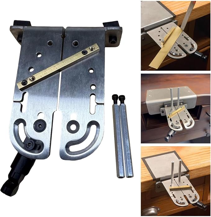Bench Pin Saw Vise, Adjustable Jewelry Making Workbench Clamp for Sawing and Filing, 4.72 x 4.33 x 1.18 in