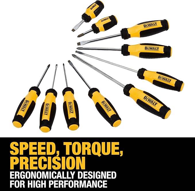 DEWALT Fixed Bar Screwdriver Set (10 pc.) (DWHT65201)
