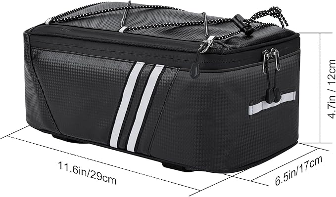Rear Bike Rack,310 LB Capacity Solid Bearings Bike Cargo Rack w/Fender & Large Size Reflective,Quick Release Mountain Road Bicycle Rear Racks,Universal Bike Luggage Touring Carrier Rack,YONTUO