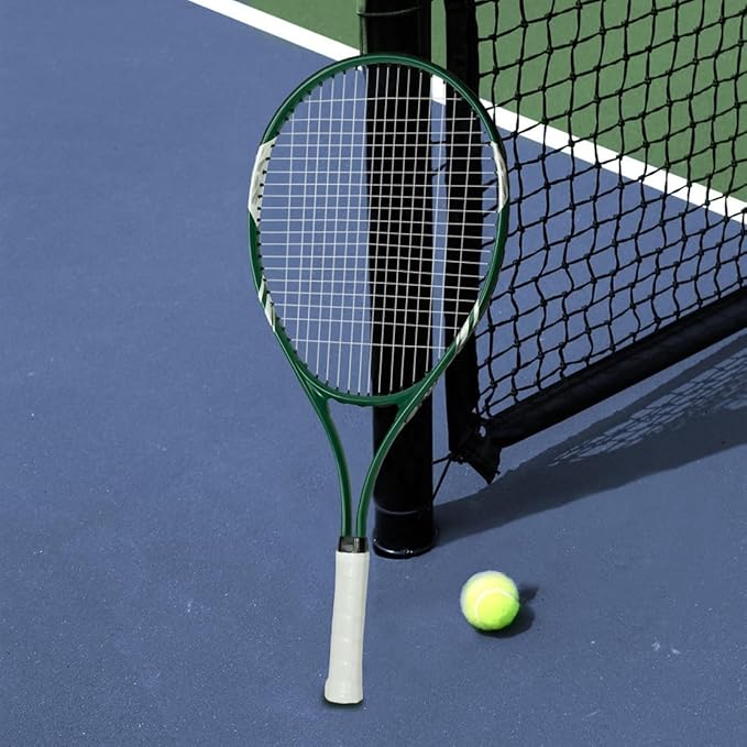 Tennis Rackets 2 Players Recreational for Beginners,Pre-Strung 27 Inch Light Adult Racquet Set for Women Men with Tennis Balls,Overgrips and Carry Bag