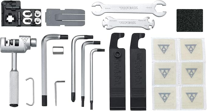 Topeak Survival Gear Box (TT2543) – 30-Function Compact Bike Multi-Tool Kit with Mounting Case, Chrome Vanadium Steel Tools, 233g