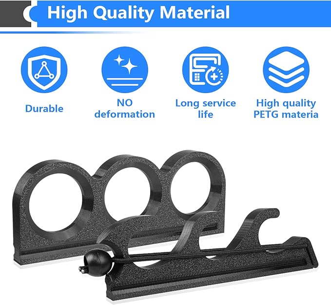 Fishing Rod Holder for Truck Bed, Truck Bed Fishing Rod Holder with 3-Rod Capacity & Adjustable Bungee Straps, Quick-Access Fishing Pole Rack for Truck, Easy Mount Organizer for Anglers