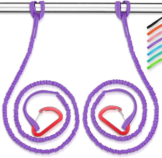 OCEANBROAD Kayak Paddle Leash Stretchable Strap Lanyard Rope for SUP Kayaking Boating Canoeing Fishing Pole Rod 4-7 Feet