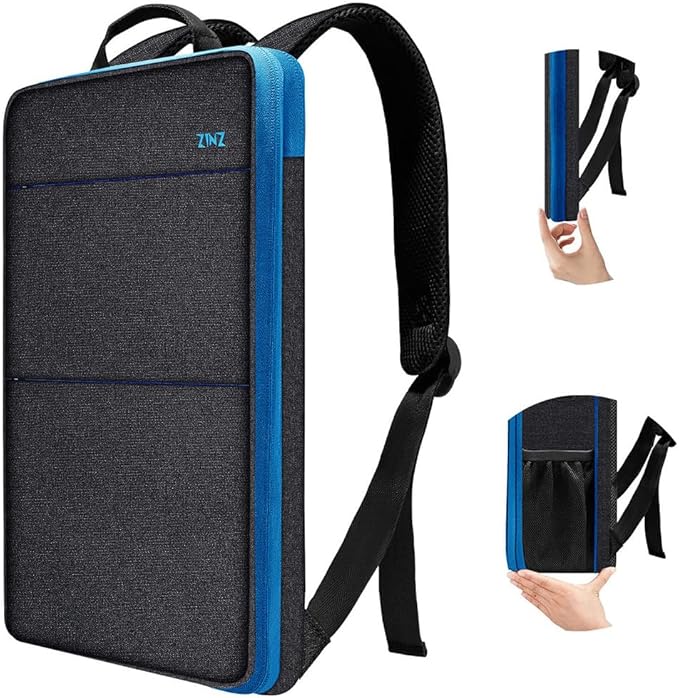 ZINZ Slim & Expandable Laptop Backpack 15 15.6 16 Inch Sleeve, Spill-Resistant Notebooks Bag Case for Most 14-16 Inch MacBooks Surface-Books Dell HP Lenovo Asus Computers,B01BL01