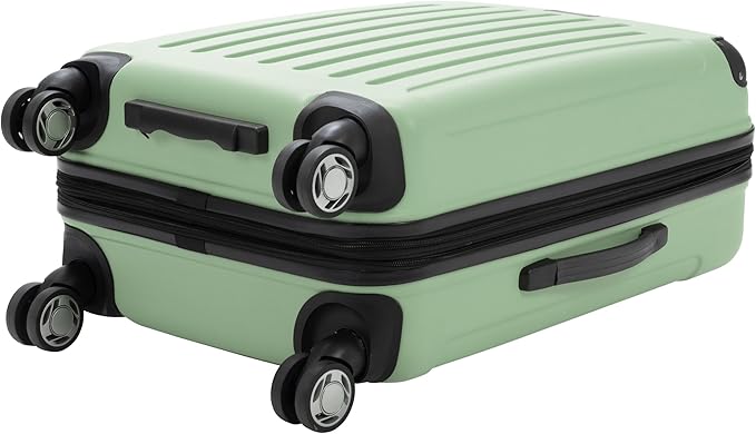 Kenneth Cole REACTION Renegade Luggage 拡張可能 8輪スピナー 軽量 ハードサイド スーツケース、シーフォーム、24インチ チェック済み