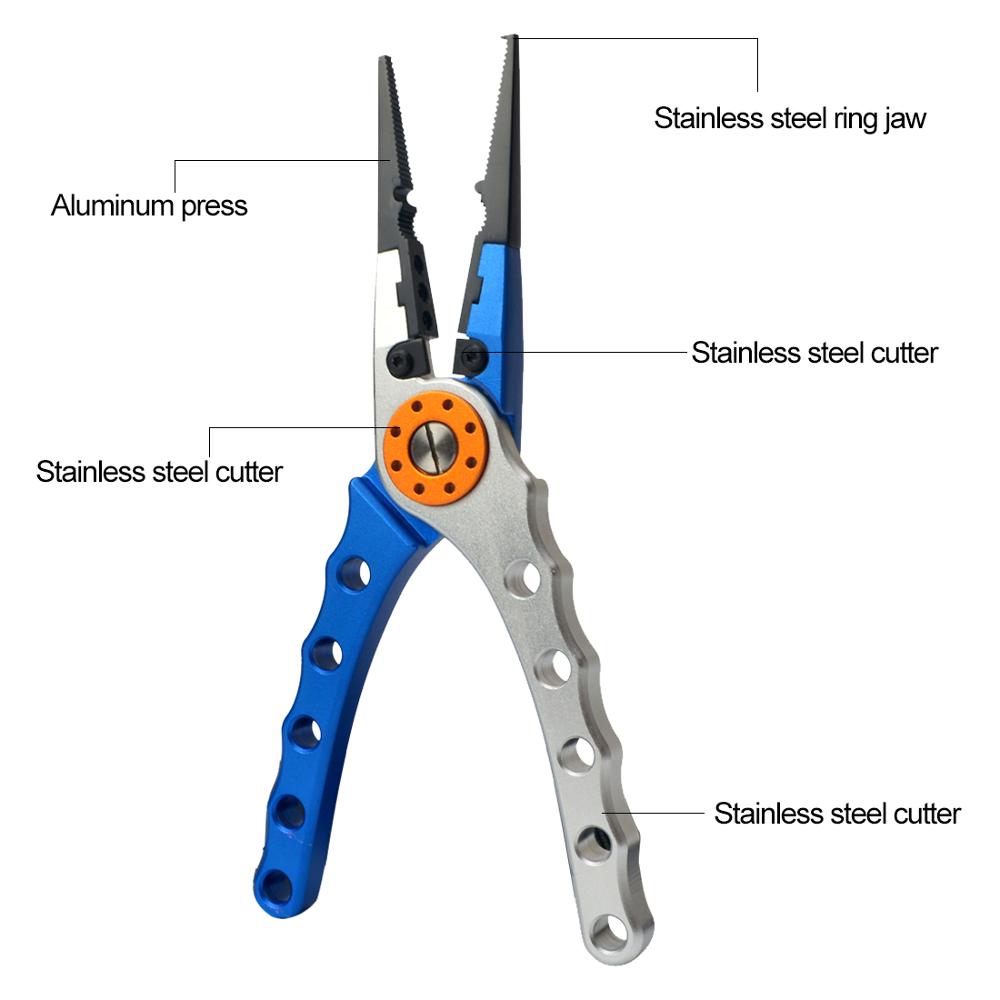 Multifunctional Aluminum Alloy Fishing Pliers and Scissors