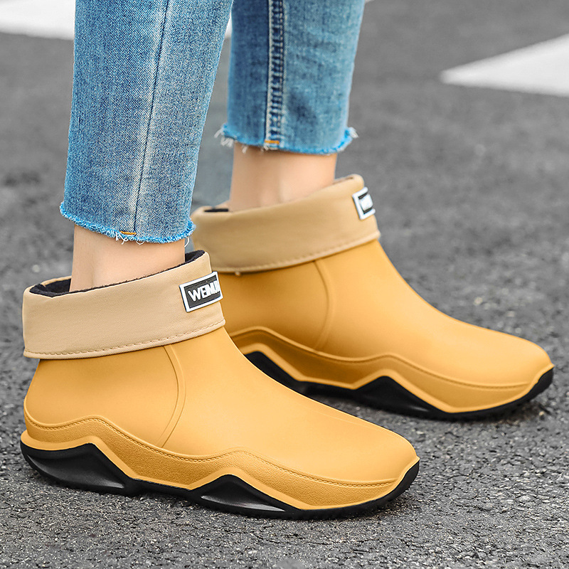 Men's Rain Boots Outdoor Waterproof Shoes