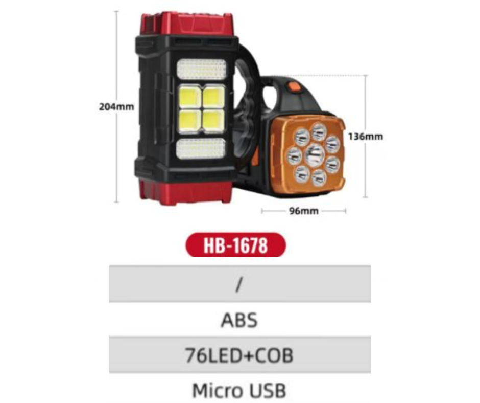 Solar Dual-Head Emergency Light