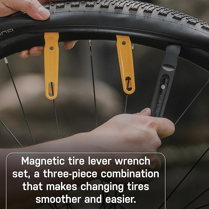 Topeak Shuttle Lever Pro – Professional 3-Piece Magnetic Tire Lever Set for Effortless, Damage-Free Tire Changes on Road, Gravel & Mountain Bikes