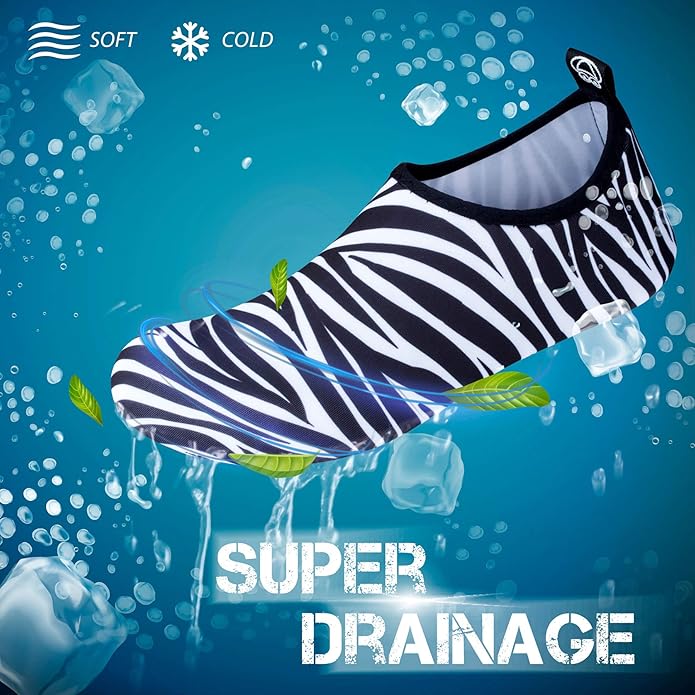 SIMARI Water Shoes Women Men Aqua Socks Beach Barefoot Quick Drying Aqua Aerobics Swim Pool Non Slip Outdoor Travel Essentials Surf River Lake Snorkeling Kayak Yoga Adult Youth