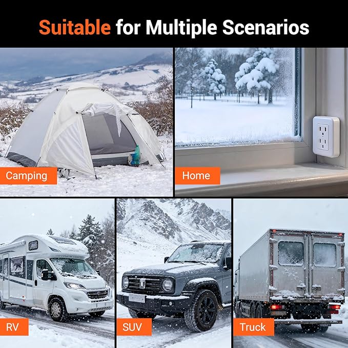 12V Diesel Heater, 8KW Portable Diesel Air Heaters, All in One Parking Heaters with Remote Control and LCD Screen, Diesel Air Heater with 1.3Gal Fuel Tank, for Car SUV Trailer Camper Van Boat Garage