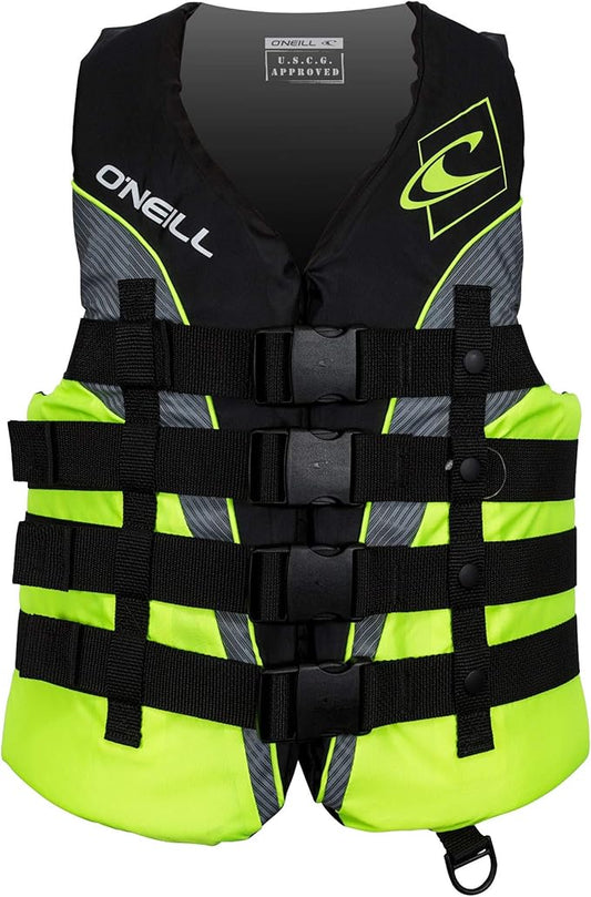 O’Neill Men’s SuperLite USCG Approved Life Vest – Lightweight Men’s Life Jacket for Boating, Wakeboarding, Waterskiing & Your Favorite Water Activities