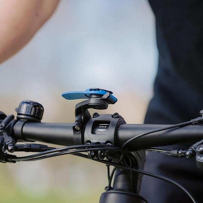 Quad Lock Out Front Handlebar Bike Phone Mount (V3) with Universal MAG Adapter