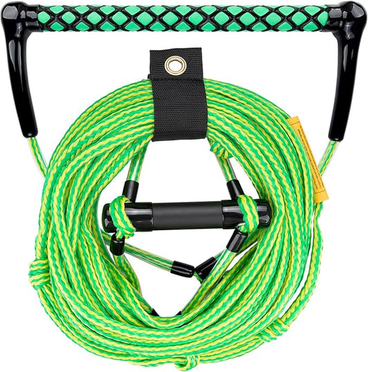 Obcursco 75FT Wakeboard Rope, Water Ski Ropes with EVA Handle for Water Skiing, Wakeboard, Kneeboard