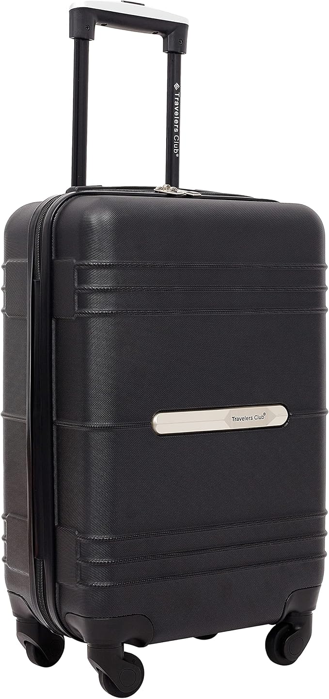 Travelers Club 22インチ Richmond スピナー 機内持ち込み手荷物, ブラック