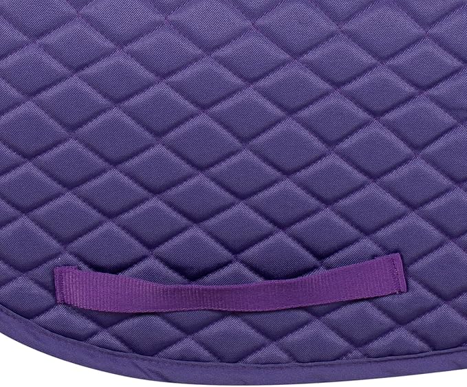 TuffRider Basic All Purpose Horse Riding Saddle Pad | Wither Relief Brushed Underside for Training and Competition