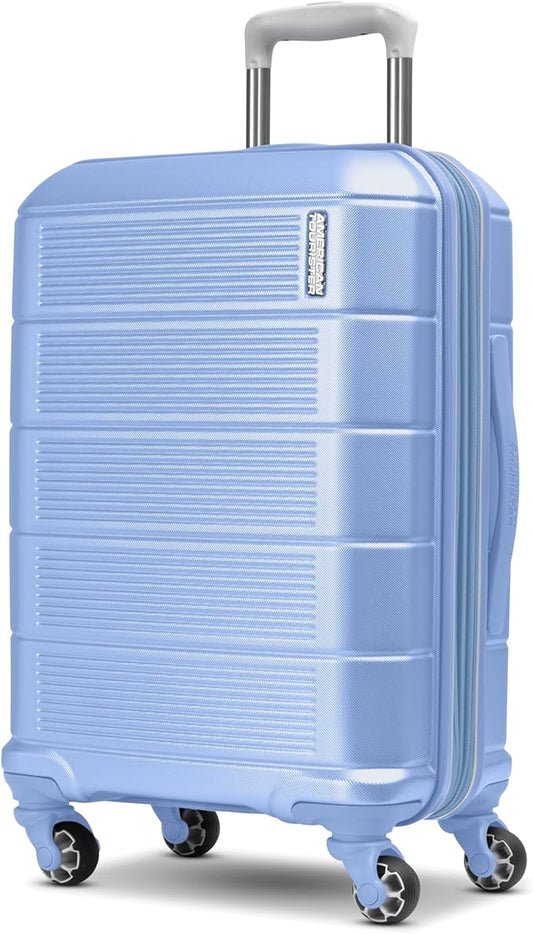 American Tourister Stratum 2.0 Expandable Hardside Luggage with Spinner Wheels, Cornflower Blue, Carry-on