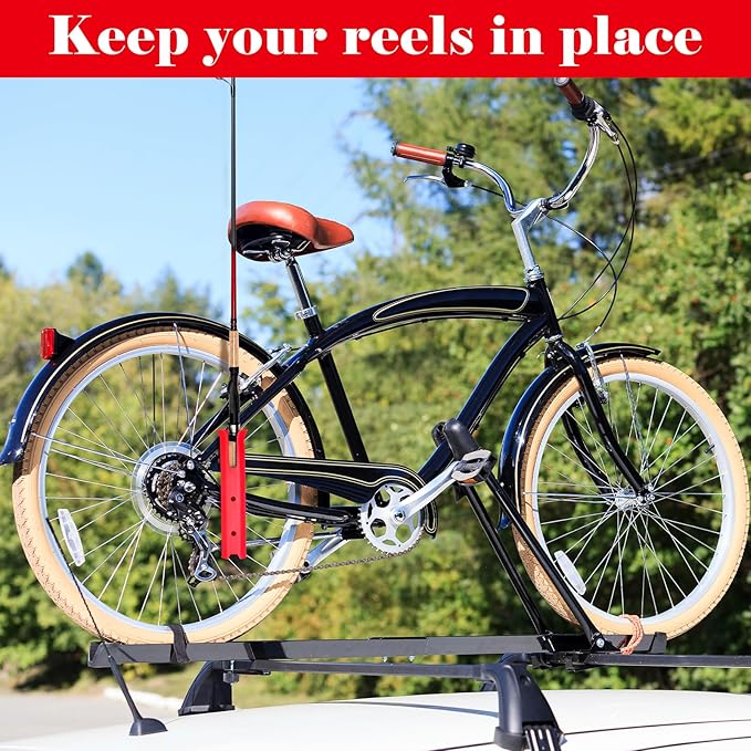 Pole Mount Fishing Rod Holders for Bike Rack Rotatable Fishing Chair Pole Holders with Clamp for Boat Bicycle Motorcycle Kayak Cart