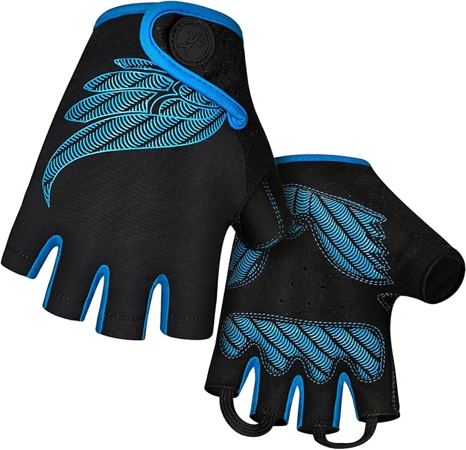 MOREOK Cycling Gloves Bike Gloves for Men/Women-[5MM Gel Pad] Half Finger Bicycle Biking Gloves for Cycling/Weight Lifting/Gym/Motorcycle/Rowing/Outdoor Sports