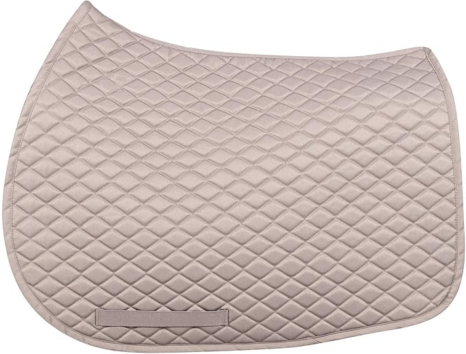 TuffRider Basic All Purpose Horse Riding Saddle Pad | Wither Relief Brushed Underside for Training and Competition