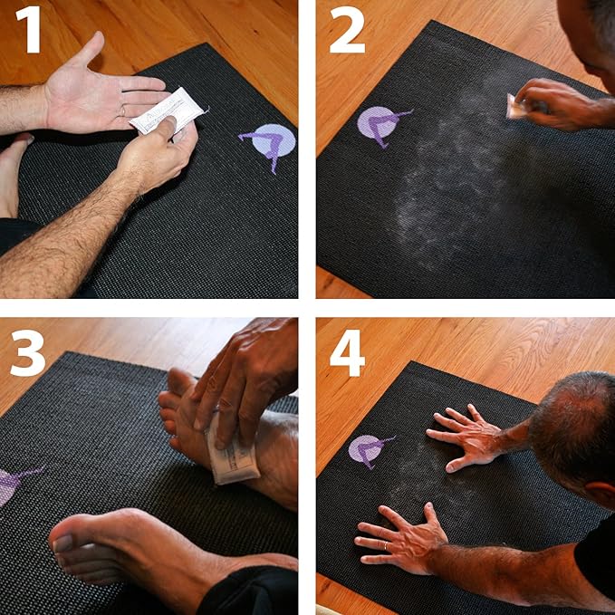 Aurorae Yoga Non Slip Rosin Bag. Keeps hands dry and prevents slipping. Made in USA