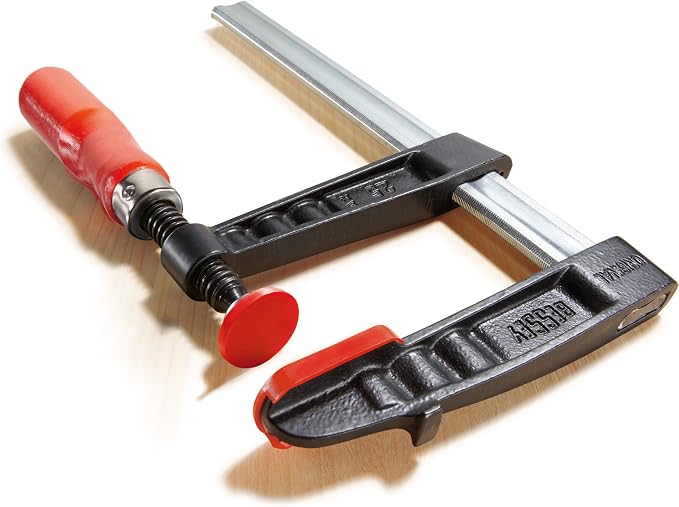 Malleable Cast Iron Screw Clamps - TG100S17 Opening (mm): 1000 / Throat Depth (mm): 175 / Rail (mm): 32 x 10