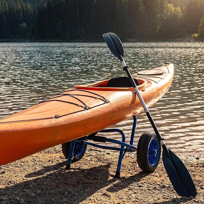 Newcod Kayak Cart, Kayak Dolly Cart for Carrying Kayak Canoe SUP Paddle Board