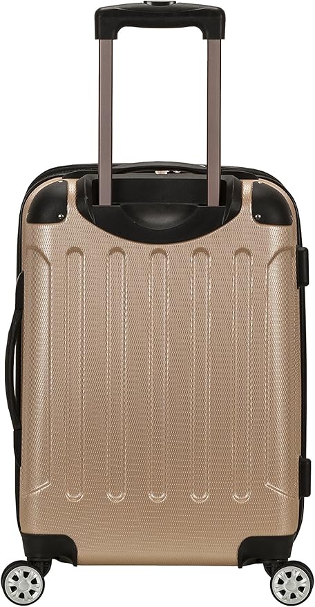 Rockland London ハードサイドスピナーホイール荷物、シャンパン、3点セット（20/24/28）