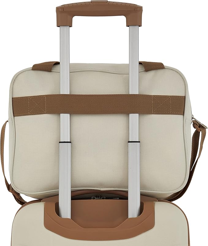 Travelers Club Midtown ハードサイド 4点セット ラゲッジトラベルセット、バニラ