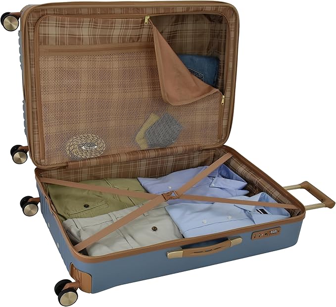 London Fog Southbridge 29 Inch Expandable Spinner HS, Slate Blue