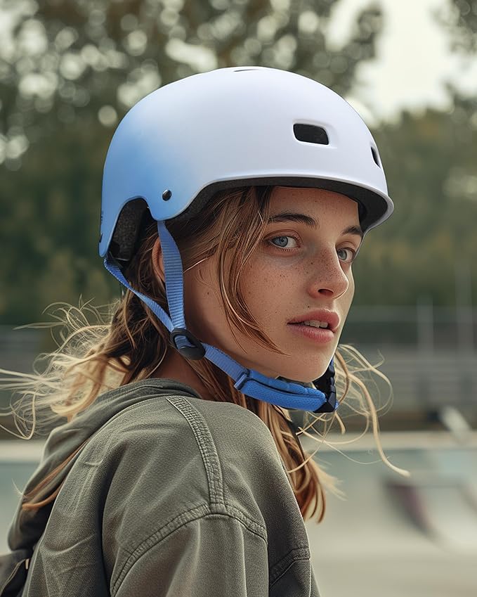 OutdoorMaster スケートボード サイクリング ヘルメット - 取り外し可能なライナー2枚付き 通気性 多用途 スポーツ スクーター ローラースケート インラインスケート ローラーブレード 子供 ユース 大人用