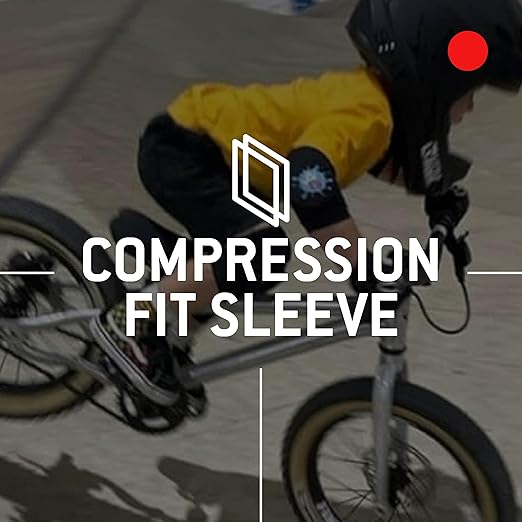 G-Form Lil' G Toddler Knee & Elbow Guard Set - Protective Cycling Elbow & Knee Guards with Pads for Toddlers - Bike Accessories & Sports Gear for Kids - Black, S/M