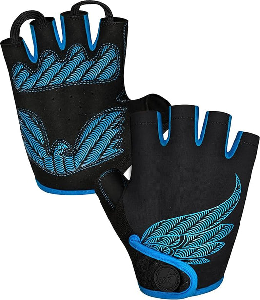 MOREOK Cycling Gloves Bike Gloves for Men/Women-[5MM Gel Pad] Half Finger Bicycle Biking Gloves for Cycling/Weight Lifting/Gym/Motorcycle/Rowing/Outdoor Sports
