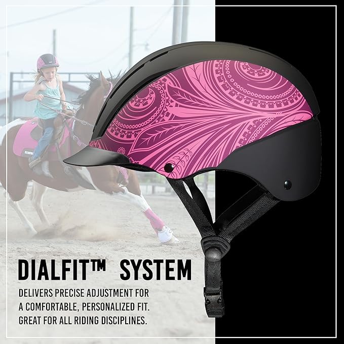 Troxel Spirit Full Coverage Horse Riding Helmet, Low-Profile Adjustable Design, Safety Horseback Riding Gear
