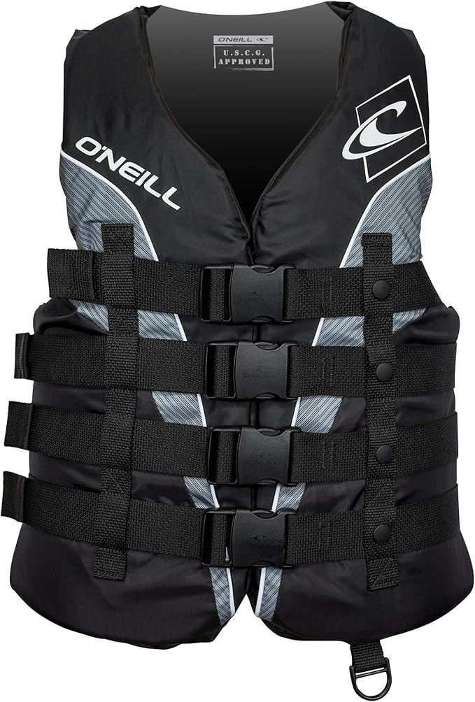O’Neill Men’s SuperLite USCG Approved Life Vest – Lightweight Men’s Life Jacket for Boating, Wakeboarding, Waterskiing & Your Favorite Water Activities
