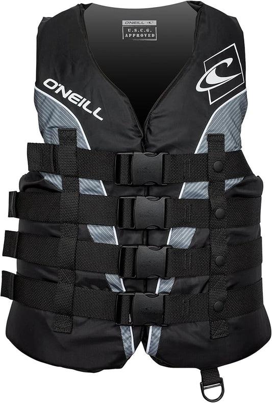 O’Neill Men’s SuperLite USCG Approved Life Vest – Lightweight Men’s Life Jacket for Boating, Wakeboarding, Waterskiing & Your Favorite Water Activities