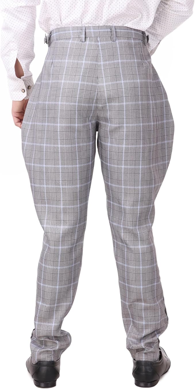 ThePirateDressing Steampunk Victorian Cosplay Costume Mens Archibald Jodhpur Pants Trousers