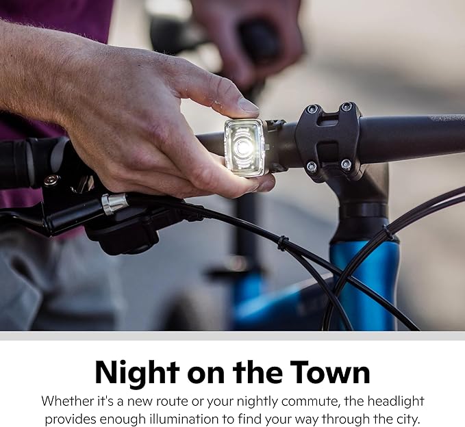 Schwinn Bicycle Light Set, Easy to Attach Headlight and Taillight with Steady and Flash Modes, Tool-Free Install, for City and Road Riding