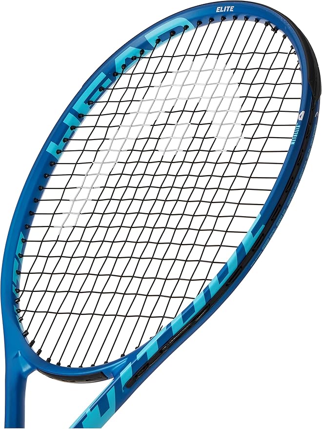 Head Metallix Attitude Elite Blue Tennis Racket - Pre-Strung Adult Tennis Racquet Lightweight - Midplus Headsize for Blend of Power and Control