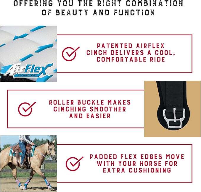 Weaver Equine Airflex ‎Roper Horse Cinch