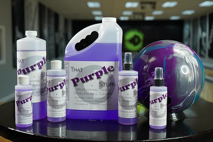 Creating the Difference That Purple Stuff プロ仕様ボウリングボールクリーナー | USBC公認 | 汚れとオイルを除去 | 粘着性と性能を回復