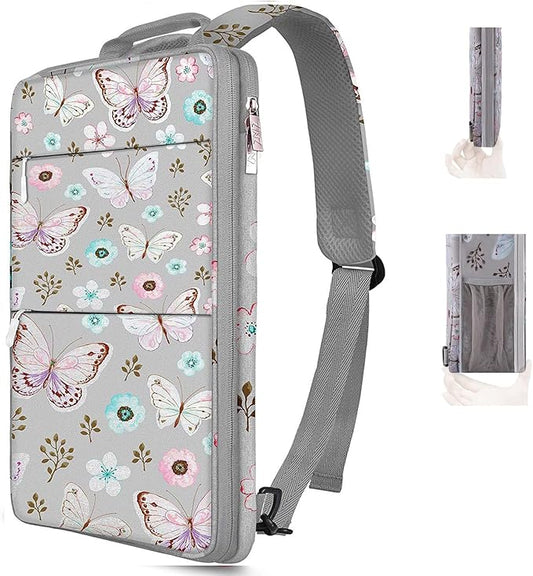 ZINZ Slim & Expandable Laptop Backpack 15 15.6 16 Inch Sleeve, Spill-Resistant Notebooks Bag Case for Most 14-16 Inch MacBooks Surface-Books Dell HP Lenovo Asus Computers,P01A01