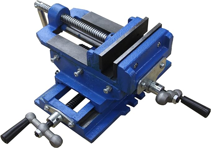 HFS(R) 5" Cross Slide Vise Drill Press Metal Milling 2 Way X-Y Heavy Duty Clamp Machine Benchtop Drill Presses