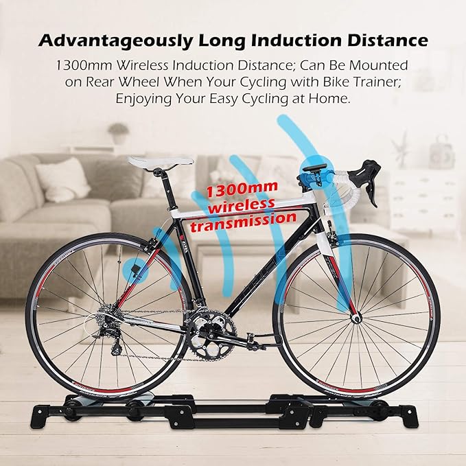 PRUNUS Bike Speedometer and Odometer Wireless Waterproof Bicycle Computer with Touch Sensor Switch, Big Digital LCD Screen, Automatic Wake-up for Outdoor MTB Road Cycling and Fitness…